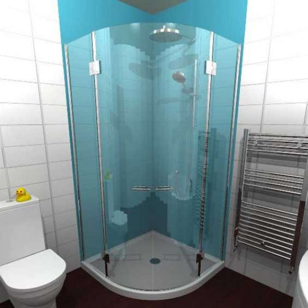 Aqua Blue Shower Panels 1m x 2.4m PVC Panels