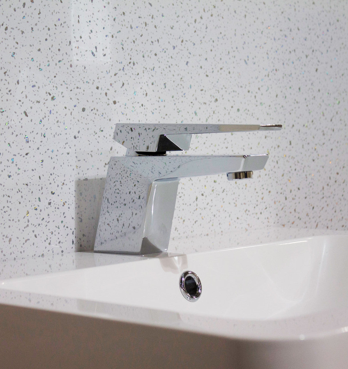 White Sparkle Marble 250mm x 2700mm x 8mm PVC Wet Wall Panels (Pack of 4 Panels)
