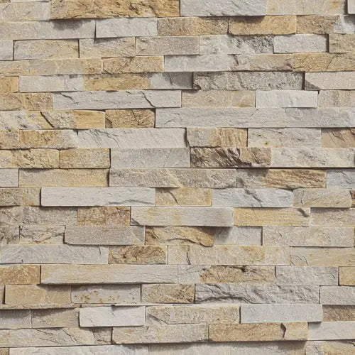 3D Beige Brick Gloss PVC Wall Panels 1m x 2.4m x 10mm