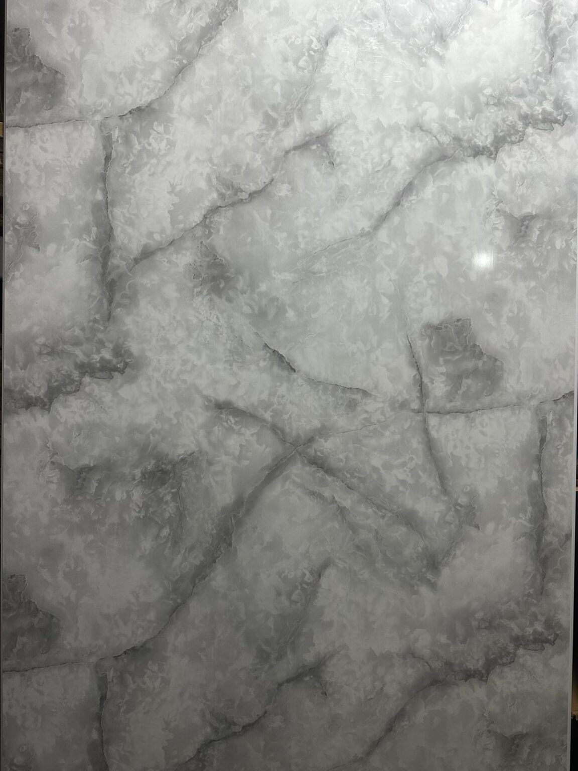 2 x White Marble 1m x 2.4m x 10mm PVC Wall Panels