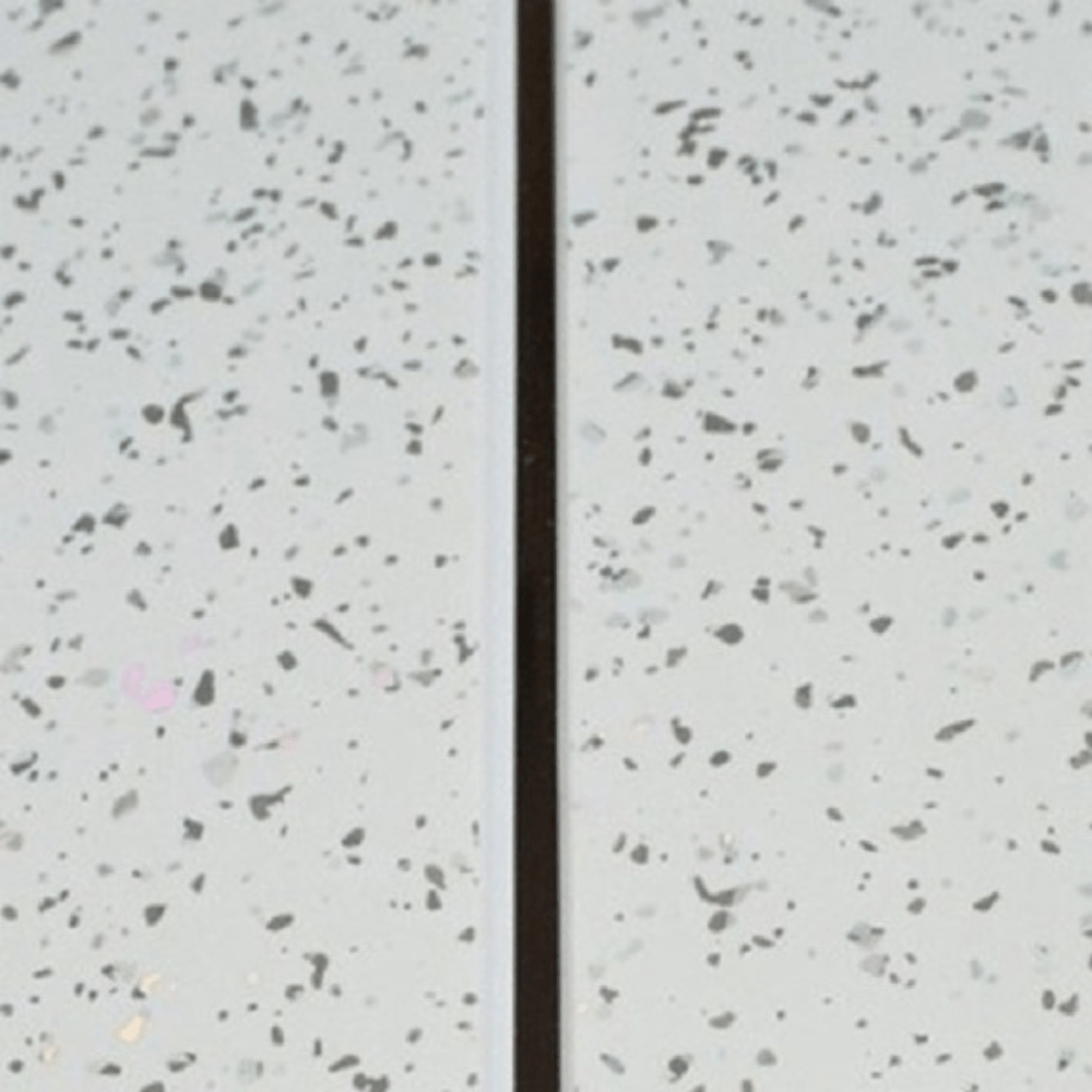 White Sparkle Silver 2 Strip 5MM Wall Panels,250MM X 2.7M Long