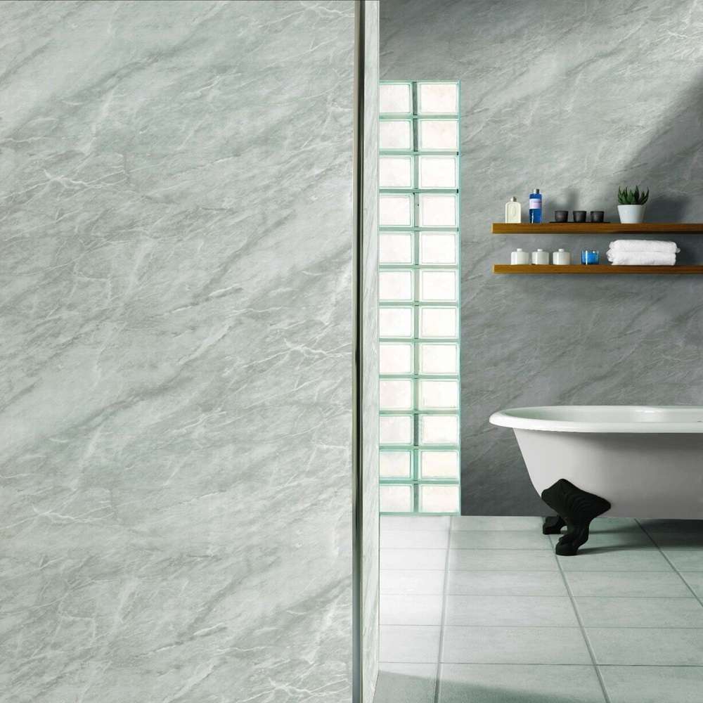 Grey Marble5MM Wall Panels, 250MM X 2.7M Long