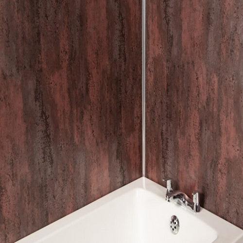 Red Metallic 5MM Wall Panels, 250MM X 2.7M Long PVC Panels
