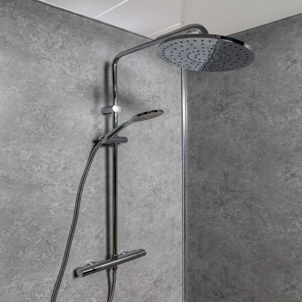 Concrete Grey Shower Panels 1m x 2400mm Wall Panels