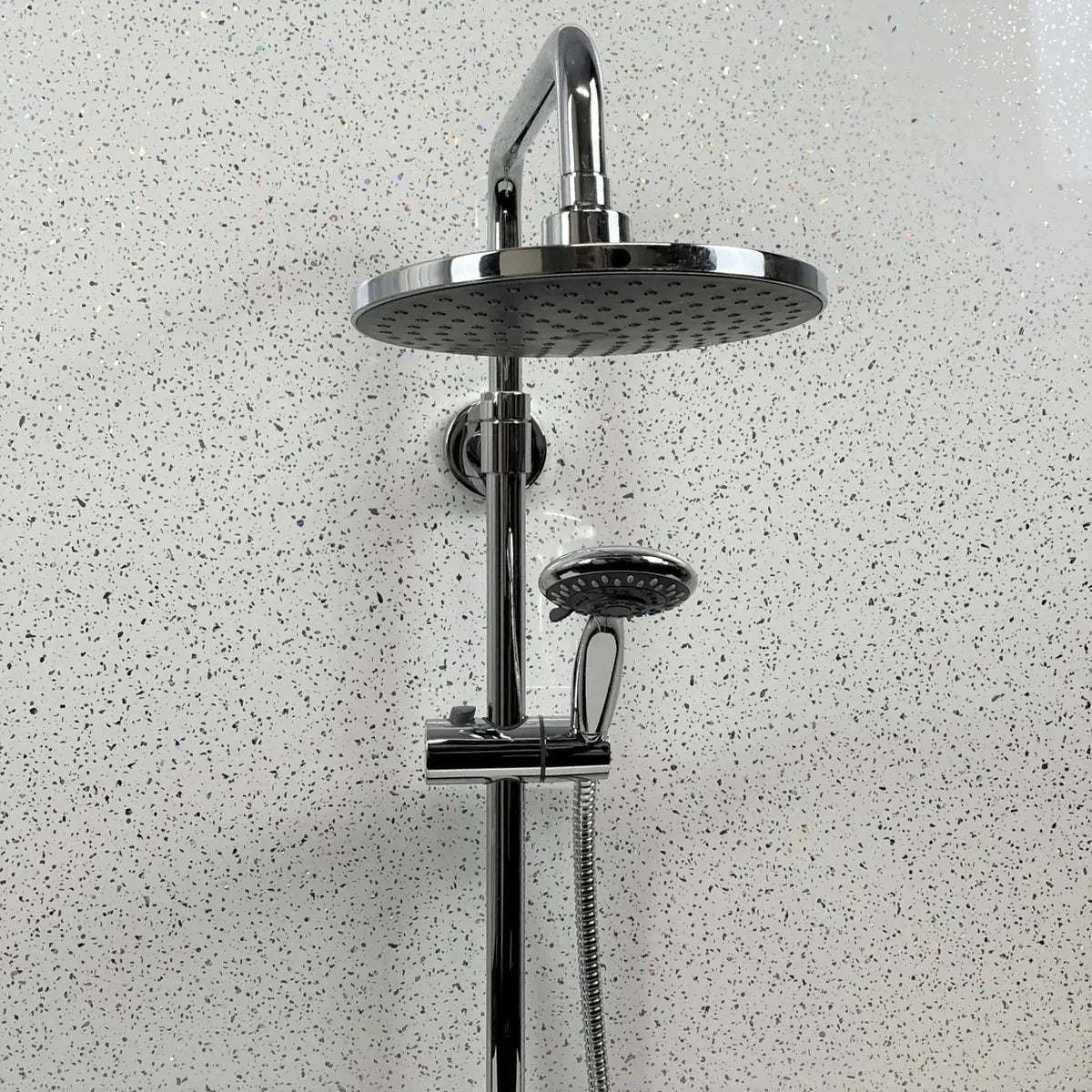 White Sparkle1.2M Bathroom Panels, 2.4M Long Wet Wall Panels