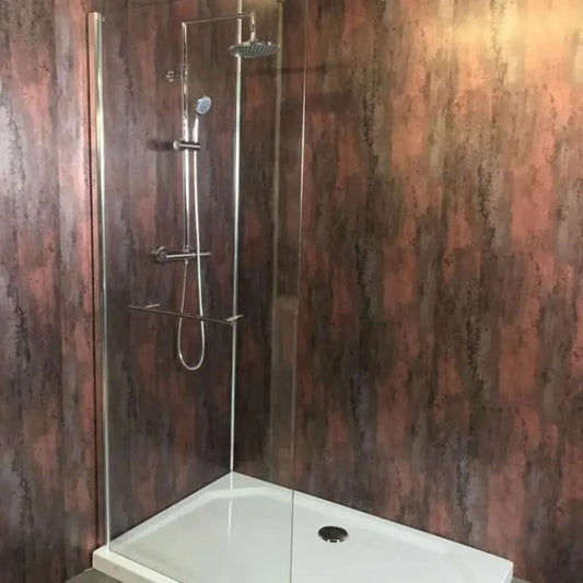 Red Metallic Shower Panels 1m x 2400mm Long