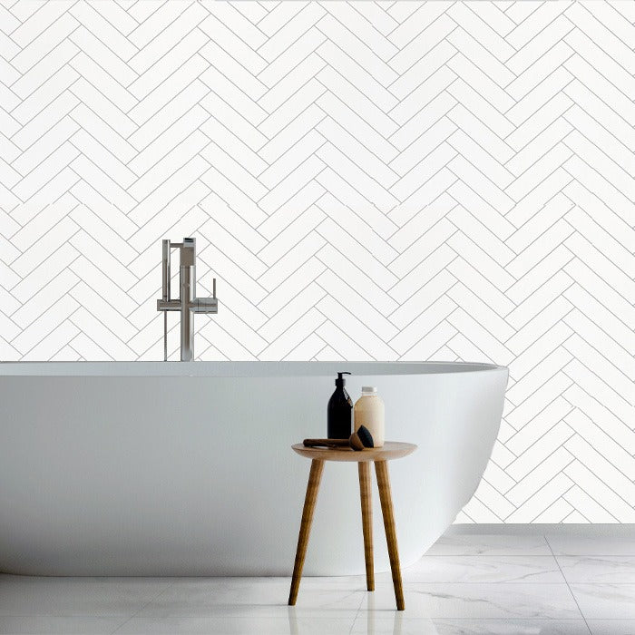 Chevron PVC Wall Panels 1m x 2.4m x 10mm