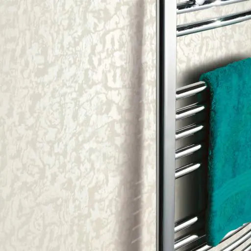 Pearlescent White PVC Wall Panels 1m x 2.4m x 10mm