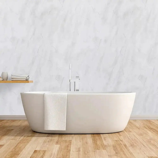 Light Grey Marble Shower Panels,1m x 2.4m Long
