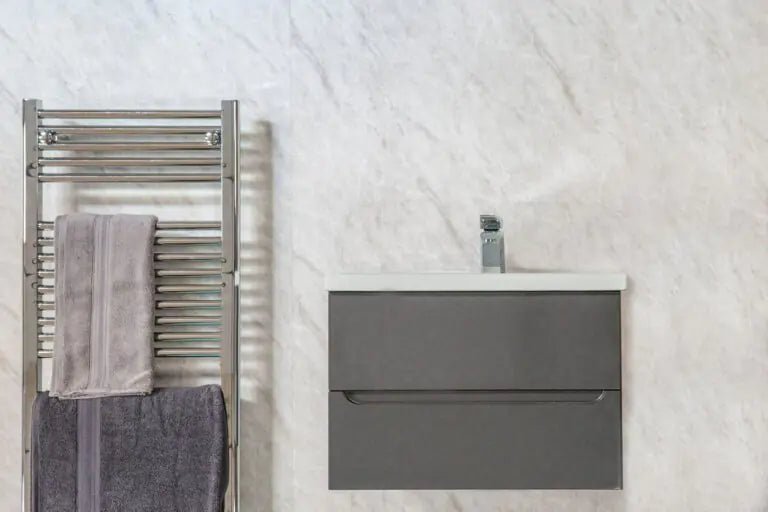 Grey Marble 1.2M Bathroom Panels, 2.4M Long Wet Wall Panels