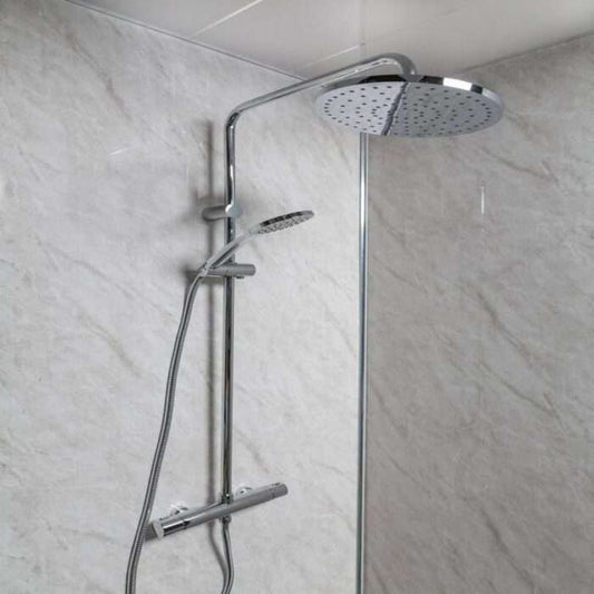 Grey Marble Shower Panels 1m x 2.4m Wall Panels
