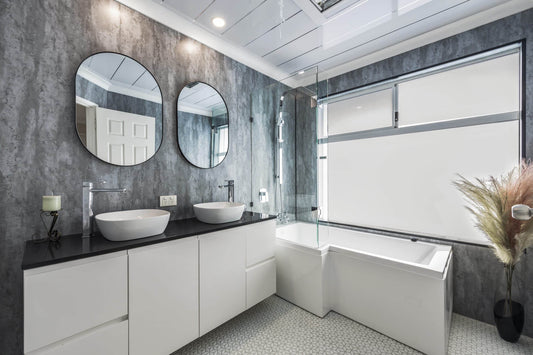 Grey Metallic 5MM Wall Panels, 250MM X 2.7M Long PVC Panels