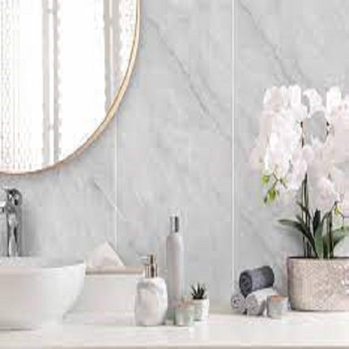 Light Grey Marble 5MM Wall Panels, 250MM X 2.7M Long PVC Panels