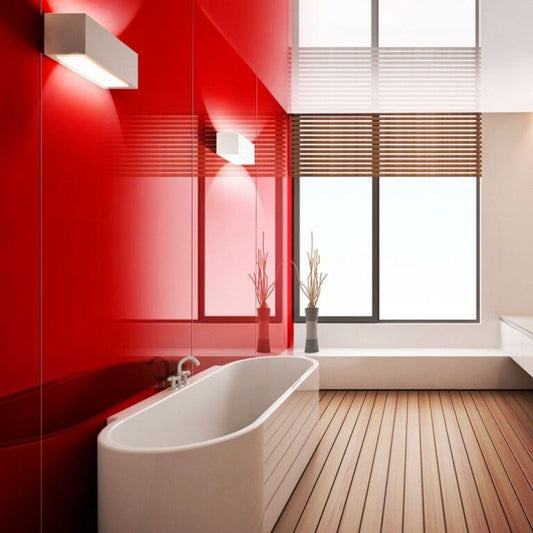 Red Pearl 250mm x 2700mm x 8mm PVC Wet Wall Panels (Pack of 4 Panels)