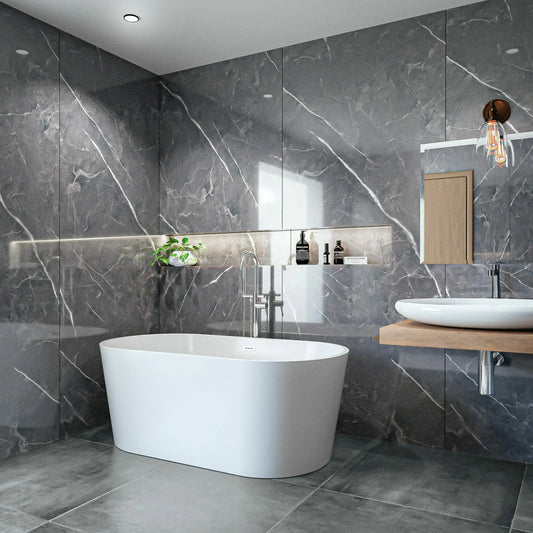 Pietra Grey 1.2M Bathroom Panels, Wet Wall Panels £90.00 Original price was: £90.00.£78.99