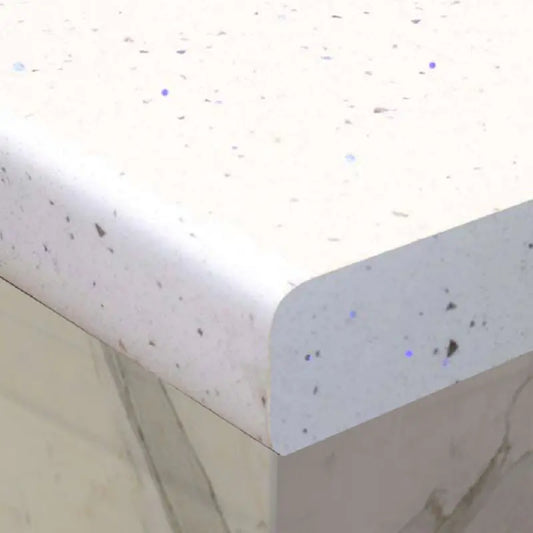 White Sparkle Kitchen Worktops 1m x 600mm x 38mm